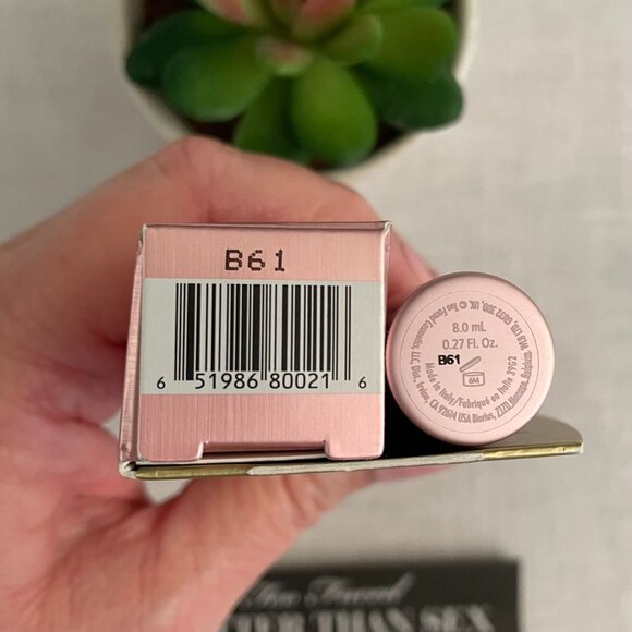 Too Faced Better Than Sex Black Mascara Full Size 0.27 Fl Oz - Picture 5 of 8